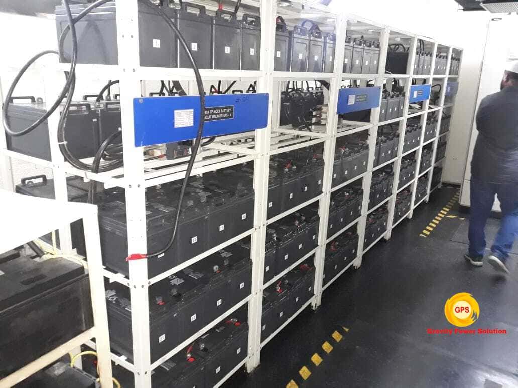 Industrial UPS battery bank installation in Chennai data center by Gravity UPS Rent